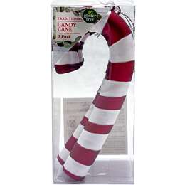 Christmas Traditional Candy Cane Decoration Red