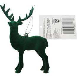 Christmas Traditional Reindeer Decoration Green