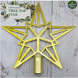 Christmas Tree Top Star Gold