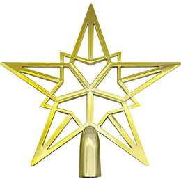 Christmas Tree Top Star Gold