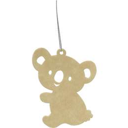 Christmas Decoration Felt Koala Cream 
