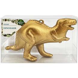 Christmas Decoration Animals T-rex Gold 