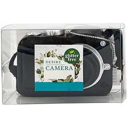 Christmas Decoration Camera Silver 