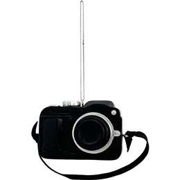 Christmas Decoration Camera Silver 
