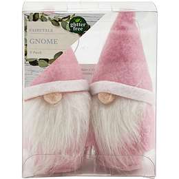 Christmas Decoration Fairytale Gnome Pink
