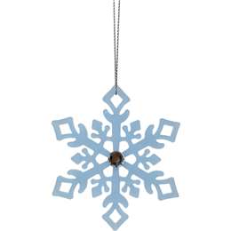 Christmas Decoration Fairytale Snowflake Blue
