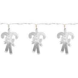 Mirabella Candy Cane String Lights Solar