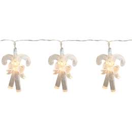 Mirabella Candy Cane String Lights Solar
