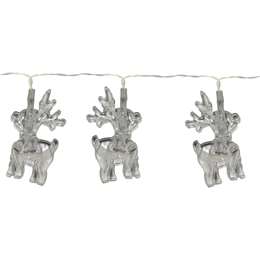 Mirabella Christmas Battery Operated 24 Reindeer String Lights 2.3m