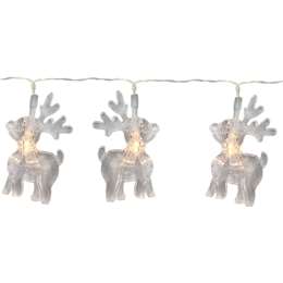 Mirabella Christmas Battery Operated 24 Reindeer String Lights 2.3m
