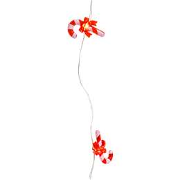 Mirabella Christmas Battery Operated 20 Snowflake Wire Lights 1.9m