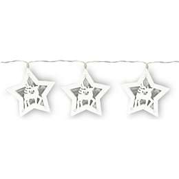 Mirabella Reindeer Star String Lights 