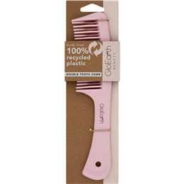 GloEarth Recycled PET Double Tooth Comb each