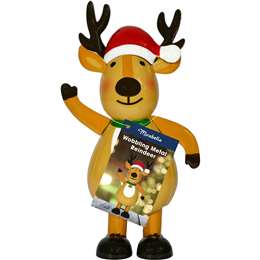 Mirabella Christmas Wobbling Metal Reindeer