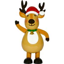 Mirabella Christmas Wobbling Metal Reindeer