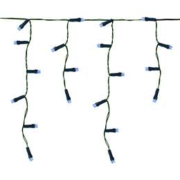 Christmas Solar Powered 500 Led Icicle Lights Outdoor Blue 6.9m
