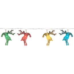 Mirabella Christmas Mains Powered 26 Reindeer String Lights 2.5m