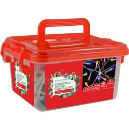 Christmas Mains Powered 250 Led Fairy Lights Multi 24.9m