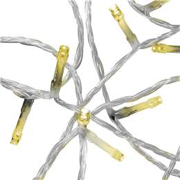 Christmas Mains Powered 250 Led Fairy Lights Warm White 24.9m