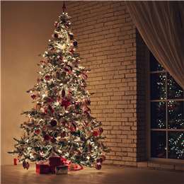 Christmas Mains Powered 250 Led Fairy Lights Warm White 24.9m