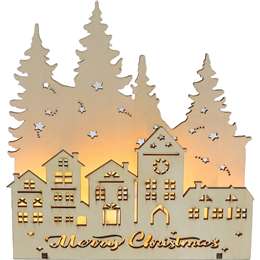 Mirabella Light Up Table Top Decoration Merry Christmas