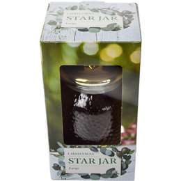 Christmas Star Glass Jar Large 880ml