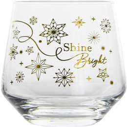 Christmas Stemless Wine Glasses 