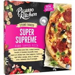 Picasso Kitchen Super Supreme Pizza 
