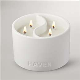 Haven Luxe Duo Celebrate Peaches & Cream Soy Blend Candle