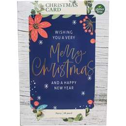 Christmas Cards Portrait Navy