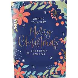 Christmas Cards Portrait Navy