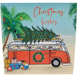 Christmas Cards Square Retro
