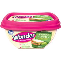 Wonder Dairy Free Vitamins & Omega - 3 Spread 400g