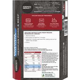 Strength Meals Co Carb Clever Mexican Pork & Beef