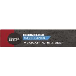 Strength Meals Co Carb Clever Mexican Pork & Beef