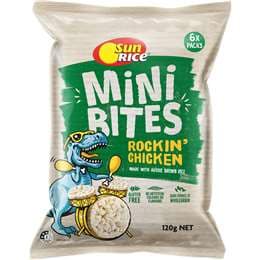 Sunrice Mini Bites Rockin' Chicken 20g x 6 pack