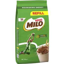 Milo Malt Drinking Chocolate Powder Hot Or Cold Refill Pack 730g