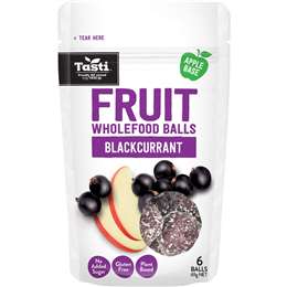 Tasti Fruit Wholefood Balls Blackcurrant 69g