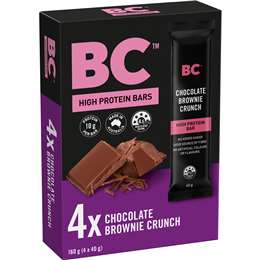 BC Snacks High Protein Bars Chocolate Brownie Crunch