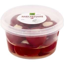 Woolworths Baby Peppers With Cream Cheese & Fetta