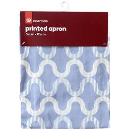 Essentials Printed Apron 69cm x 85cm Assorted each