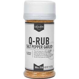 Lillies Q Rub Salt Pepper Garlic No. 78
