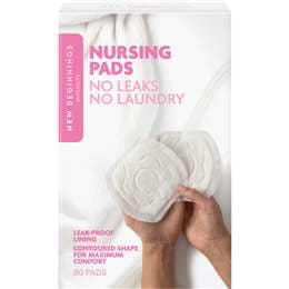 New Beginnings Bamboo Nursing Pads 80 pack