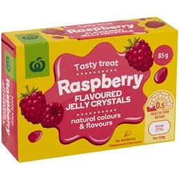 Woolworths Jelly Raspberry 85g