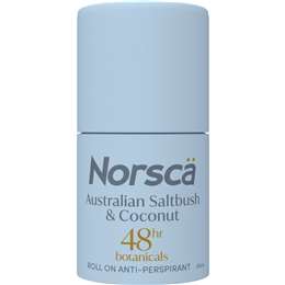 Norsca Roll On Deodorant Coconut & Salt Bush 50ml