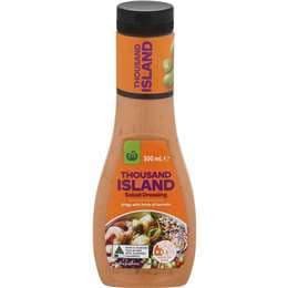 Woolworths Thousand Island Salad Dressing 300mL
