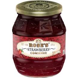 Rose's Strawberry Conserve 375g