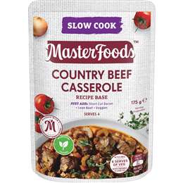MasterFoods Country Beef Casserole Slow Cook Recipe Base 175g