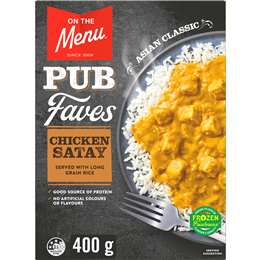 On The Menu Satay Chicken & Rice 400g