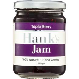 Hank's Hanks Jam Triple Berry 285g | Woolworths